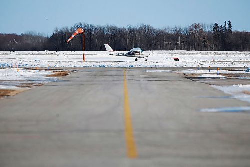 JOHN WOODS / WINNIPEG FREE PRESS
Photograph at the airport in St. Andrews, Manitoba Monday, March 9, 2020. Craig Skonberg, manager of St Andrews Airport, is concerned that if a proposed cell tower near the airport is approved it will mean the airport may have too close.

Reporter: Cash