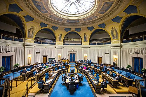 MIKAELA MACKENZIE / WINNIPEG FREE PRESS

NDP MLA Nahanni Fontaine speaks, delaying proceedings in the chamber, at the Manitoba Legislative Building in Winnipeg on Wednesday, March 11, 2020. 
Winnipeg Free Press 2019.