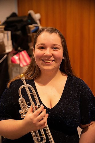 Mike Sudoma / Winnipeg Free Press
Colleen Zwarych gets warmed on her trumpet before heading out to be adjudicated at this years Winnipeg Music Festival at Fort Garry United Church
March 11, 2020