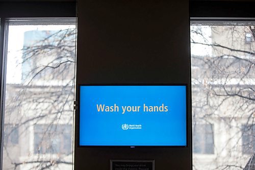 MIKAELA MACKENZIE / WINNIPEG FREE PRESS

Public health signage at the Centennial Concert Hall in Winnipeg on Thursday, March 12, 2020. 
Winnipeg Free Press 2019.