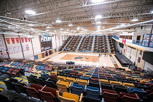 MIKAELA MACKENZIE / WINNIPEG FREE PRESS

The empty Investors Group Athletic Centre after the cancellation of the mens volleyball championship due to COVID-19 in Winnipeg on Friday, March 13, 2020. 
Winnipeg Free Press 2019.