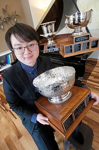 JOHN WOODS / WINNIPEG FREE PRESS
Fan-En Chiang was the big winner at the Winnipeg Music Festival in Winnipeg Sunday, March 15, 2020. 

Reporter: Holly Harris