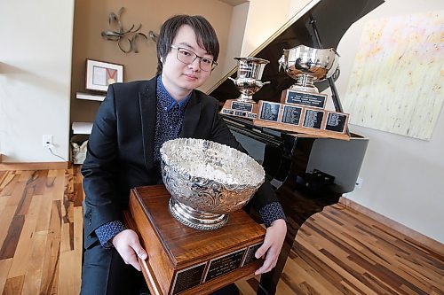 JOHN WOODS / WINNIPEG FREE PRESS
Fan-En Chiang was the big winner at the Winnipeg Music Festival in Winnipeg Sunday, March 15, 2020. 

Reporter: Holly Harris