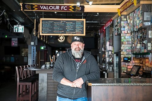 MIKAELA MACKENZIE / WINNIPEG FREE PRESS

Owner Chris Graves poses for a portrait at The King's Head, which is closing because of COVID-19 concerns ahead of St. Patrick's Day, in Winnipeg on Monday, March 16, 2020. 
Winnipeg Free Press 2019.