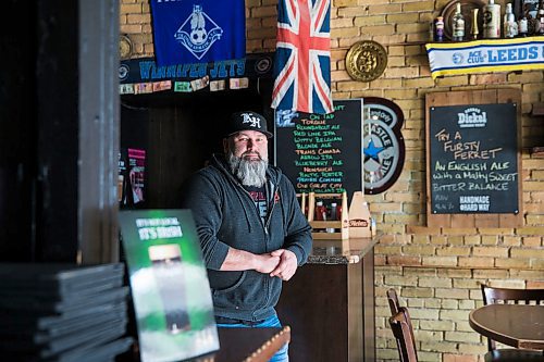 MIKAELA MACKENZIE / WINNIPEG FREE PRESS

Owner Chris Graves poses for a portrait at The King's Head, which is closing because of COVID-19 concerns ahead of St. Patrick's Day, in Winnipeg on Monday, March 16, 2020. 
Winnipeg Free Press 2019.