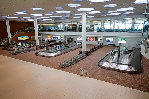 JOHN WOODS / WINNIPEG FREE PRESS
Luggage area at the international airport in Winnipeg Monday, March 16, 2020. 

Reporter: ?