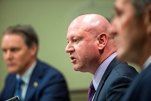 MIKAELA MACKENZIE / WINNIPEG FREE PRESS

Dr. Brent Roussin, chief provincial public health officer, speaks to the media about COVID-19 at the Manitoba Legislative Building in Winnipeg on Tuesday, March 17, 2020.
Winnipeg Free Press 2020