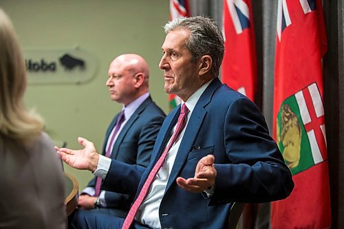 MIKAELA MACKENZIE / WINNIPEG FREE PRESS

Premier Brian Pallister speaks to the media about COVID-19 at the Manitoba Legislative Building in Winnipeg on Tuesday, March 17, 2020.
Winnipeg Free Press 2020