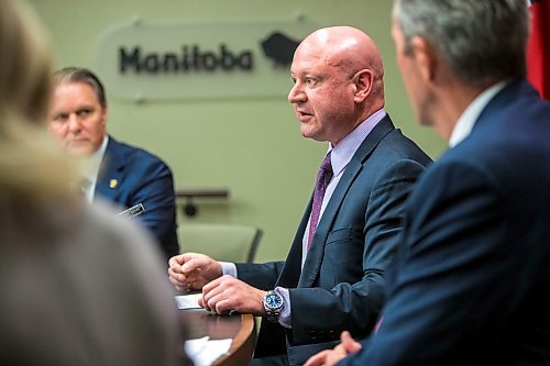 MIKAELA MACKENZIE / WINNIPEG FREE PRESS

Dr. Brent Roussin, chief provincial public health officer, speaks to the media about COVID-19 at the Manitoba Legislative Building in Winnipeg on Tuesday, March 17, 2020.
Winnipeg Free Press 2020