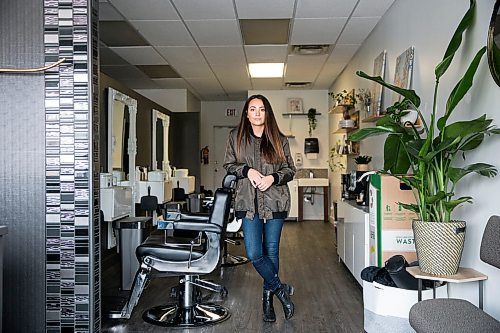 MIKAELA MACKENZIE / WINNIPEG FREE PRESS

Giovanna Minenna poses in her Grant Park location of Brows by G, which she has chosen to close because of COVID-19 concerns, in Winnipeg on Tuesday, March 17, 2020.
Winnipeg Free Press 2020