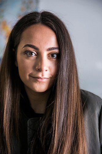 MIKAELA MACKENZIE / WINNIPEG FREE PRESS

Giovanna Minenna poses in her Grant Park location of Brows by G, which she has chosen to close because of COVID-19 concerns, in Winnipeg on Tuesday, March 17, 2020.
Winnipeg Free Press 2020