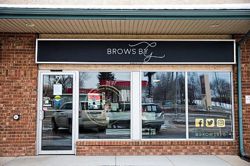 MIKAELA MACKENZIE / WINNIPEG FREE PRESS

Giovanna Minenna poses in her Grant Park location of Brows by G, which she has chosen to close because of COVID-19 concerns, in Winnipeg on Tuesday, March 17, 2020.
Winnipeg Free Press 2020