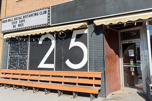 JESSE BOILY / WINNIPEG FREE PRESS
The Good Will Social Club on Portage Ave promotes social distancing on their sign as they remain closed until it is deemed safe to reopen on Thursday, March 19, 2020.
Reporter: