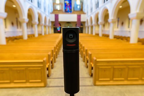 JESSE BOILY / WINNIPEG FREE PRESS
St. Mary's RC Cathedral sits empty but they have plans to livestream their Sunday service amid the COVID-19 outbreak on Thursday, March 19, 2020.
Reporter: Brenda Suderman