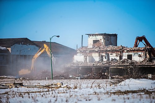 MIKAELA MACKENZIE / WINNIPEG FREE PRESS

Demolition takes place at the Kapyong barracks in Winnipeg on Thursday, March 19, 2020. 
Winnipeg Free Press 2020