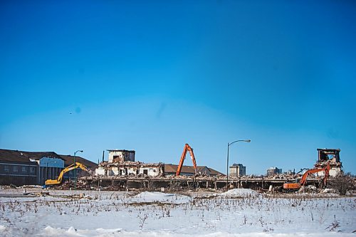 MIKAELA MACKENZIE / WINNIPEG FREE PRESS

Demolition takes place at the Kapyong barracks in Winnipeg on Thursday, March 19, 2020. 
Winnipeg Free Press 2020