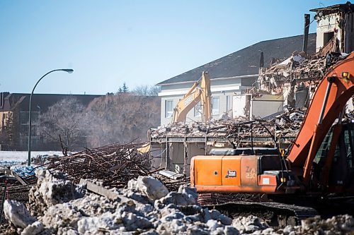 MIKAELA MACKENZIE / WINNIPEG FREE PRESS

Demolition takes place at the Kapyong barracks in Winnipeg on Thursday, March 19, 2020. 
Winnipeg Free Press 2020