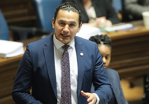 RUTH BONNEVILLE  /  WINNIPEG FREE PRESS 

Local - MB Budget 

Opposition leader, Wab Kinew, responds to the  2020 budget just read from the house at the Legislative Building Thursday.


March 19th, 2020
