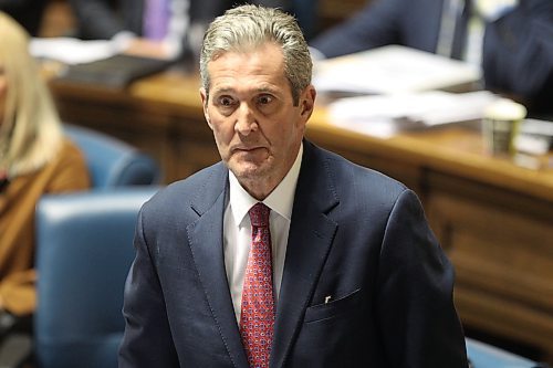 RUTH BONNEVILLE  /  WINNIPEG FREE PRESS 

Local - MB Budget 

Premier Brian Pallister in the house just prior to the reading of the  2020 budget at the Legislative Building Thursday.


March 19th, 2020
