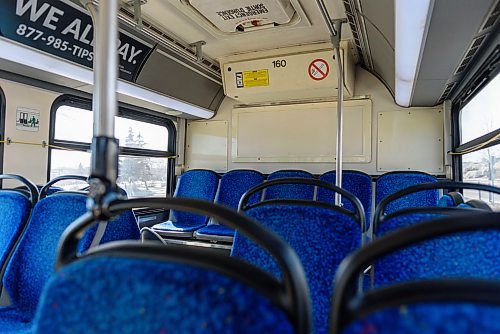 JESSE BOILY / WINNIPEG FREE PRESS
Winnipeg Transit bus sits almost empty on Friday, March 20, 2020.
Reporter: