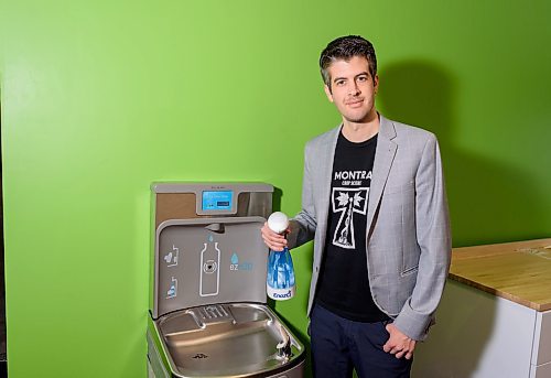 JESSE BOILY / WINNIPEG FREE PRESS
Kevin Shale poses for a portrait with his product Enozo that turns ordinary tap water into sanitizer on Tuesday, March 24, 2020. Enozo is being sold around the world and has seen a large increase in sales in China, said Shale. 
Reporter: Martin Cash