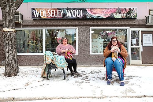 RUTH BONNEVILLE  /  WINNIPEG FREE PRESS 

LOCAL - crafters 

 Wolseley Wool, 889 Westminster Ave. Co-owners Mona Zaharia (left in pink) and Odessa Reichel, outside of their store. They have kits they're selling online and through non-contact delivery

Story: Crafters like knitters and quilters can't meet in person anymore, but they're figuring out creative ways to stay connected during the pandemic, using online platforms and social media. makers gotta keep making! The joke is that quilters and knitters say they've been training for staying at home and being occupied all their lives.


March 26th, 2020
