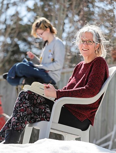 RUTH BONNEVILLE  /  WINNIPEG FREE PRESS 


Local -  Home Schooling 

Jennifer Gehman, a Winnipeg mom who is a long-time homeschooler, has five kids and has graduated four of them, one is still in Grade 9, Rachel Gehman.

Rachel and her mom take advantage of the warm spring day to do some of their lessons outside in their backyard on Friday.  


Maggie Macintosh, Education Reporter - Winnipeg Free Press


March 27th, 2020
