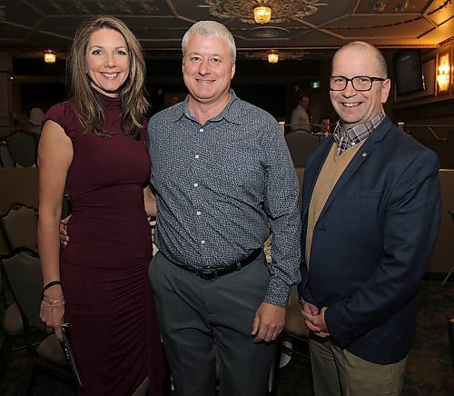 JASON HALSTEAD / WINNIPEG FREE PRESS

From left, table sponsors Regan Archambault and Geoff Archambault (Century 21 Advanced) and city councillor Shawn Nason at the seventh annual Ball for the Brave in support of Cvet's Pets Helping Vets at the Metropolitan Entertainment Centre on March 5, 2020. (See Social Page)