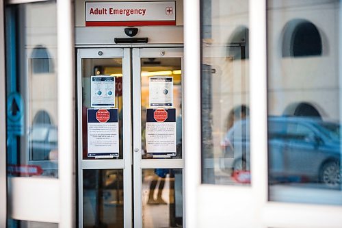 MIKAELA MACKENZIE / WINNIPEG FREE PRESS

Signage at the emergency department at the HSC in Winnipeg on Wednesday, April 1, 2020. New staff screening measures are being put into place today.
Winnipeg Free Press 2020