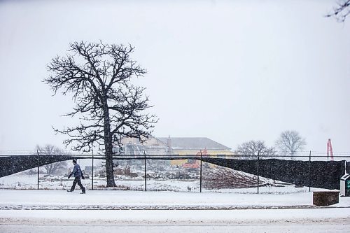 MIKAELA MACKENZIE / WINNIPEG FREE PRESS

Demolition takes place at the Kapyong barracks in Winnipeg on Thursday, April 2, 2020. Standup.
Winnipeg Free Press 2020