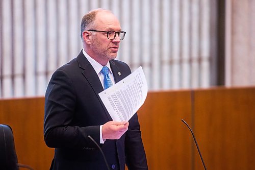 MIKAELA MACKENZIE / WINNIPEG FREE PRESS

Councillor Scott Gillingham speaks at a special meeting of city council at City Hall in Winnipeg on Friday, April 3, 2020. For Joyanne story.
Winnipeg Free Press 2020