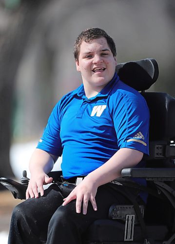 RUTH BONNEVILLE  /  WINNIPEG FREE PRESS 


INTERSECTION -  Jordan's 411 Sports Show,

Jordan outside his home in his wheelchair with his bombers shirt on.  

What: This is for an Intersection piece on Jordan Rogodzinski, a Winnipegger living with cerebral palsy who's been hosting his own YouTube sports show, Jordan's 411 Sports Show, since 2015. This is the last year Jordan will be filming at his high school, show will have to go to the next level, come July. 


Dave Sanderson story.

April 6th,   2020
