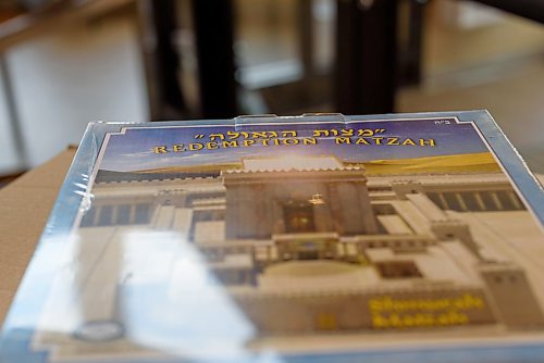 JESSE BOILY  / WINNIPEG FREE PRESS
Matzah and seder kits wait to be picked up at Chabud- Lubavitch of Winnipeg on Monday. Monday, April 6, 2020. Due to the COVID-19 pandemic passover is being adapted so many are using the seder kits for at home meals this year.
Reporter: Brenda Suderman