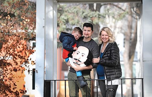 RUTH BONNEVILLE  /  WINNIPEG FREE PRESS 

ENT - SITR director

Portrait of Rodrigo Beifuss with his wife, Liz Holl and son, Zeke (4yrs).

Story is about how Winnipeg artists are coping with COVID. 

Rodrigo Beifuss, in his first year as artistic director of Shakespeare in the Ruins, had to cancel his first season; his wife is pregnant (due in June) and he has a four-year-old boy who is, by his account, a handful.


April 7th,   2020
