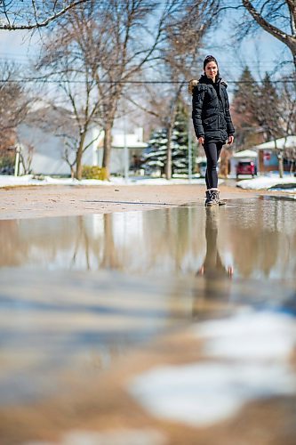 MIKAELA MACKENZIE / WINNIPEG FREE PRESS

Royal Winnipeg Ballet company dancer Jaimi Deleau poses for a portrait outside of her parent's house in Westwood in Winnipeg on Wednesday, April 8, 2020.
Winnipeg Free Press 2020