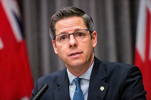 MIKAELA MACKENZIE / WINNIPEG FREE PRESS

Mayor Brian Bowman speaks to the media about new measures to enforce public health orders in response to COVID-19 at the Manitoba Legislative Building in Winnipeg on Thursday, April 9, 2020.
Winnipeg Free Press 2020