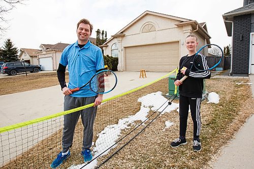 MIKE DEAL / WINNIPEG FREE PRESS
Tennis pro Kevin Kylar, and Manitobas top junior female, Andrea Oros, are both elite athletes that are adapting their training to the pandemic.
200414 - Tuesday, April 14, 2020.