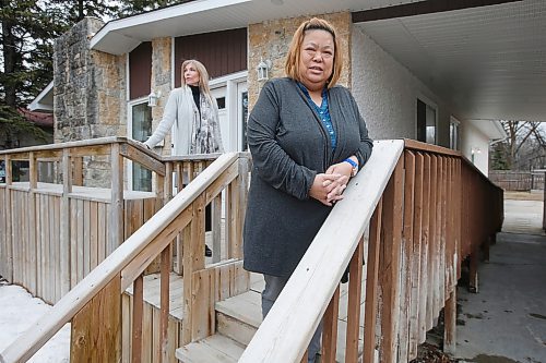 JOHN WOODS / WINNIPEG FREE PRESS
Karen Fonseth, CEO of DASCH, left, and Ethel Lopez, manager of a DASCH home in Charleswood, are photographed at one of their group homes in Charleswood Tuesday, April 21, 2020. 

Reporter: Alan