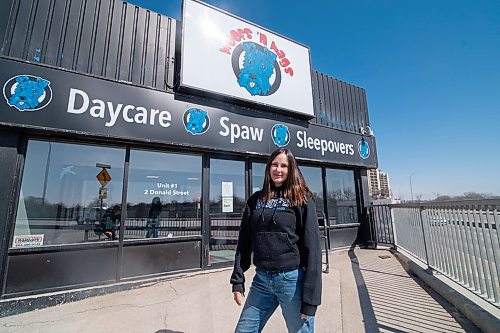 Mike Sudoma / Winnipeg Free Press
Woofs N Wags Owner, Nikki Sherwin, has noticed a drop in business since the start of the CoVid 19 epidemic as much of her business comes the downtown business sector which has now mostly been shut down as most employees now work from home.
April 23, 2020