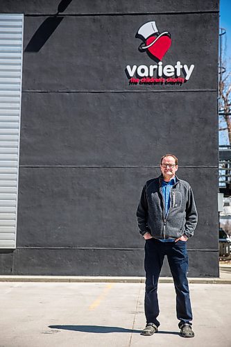 MIKAELA MACKENZIE / WINNIPEG FREE PRESS

Jeff Liba, CEO of Variety, poses for a portrait in front of their offices in Winnipeg on Monday, April 27, 2020. The pandemic has forced them to come up with new ways of delivering programs and fundraising. For Doug Speirs story.

Winnipeg Free Press 2020