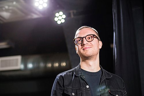 MIKAELA MACKENZIE / WINNIPEG FREE PRESS

David Schellenberg, one of the Good Will's co-owners as well as its talent buyer, poses for a portrait in the closed space in Winnipeg on Monday, April 27, 2020. For Jen Zoratti story.

Winnipeg Free Press 2020