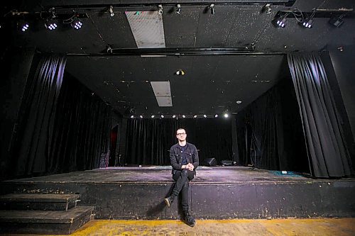 MIKAELA MACKENZIE / WINNIPEG FREE PRESS

David Schellenberg, one of the Good Will's co-owners as well as its talent buyer, poses for a portrait in the closed space in Winnipeg on Monday, April 27, 2020. For Jen Zoratti story.

Winnipeg Free Press 2020