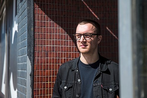 MIKAELA MACKENZIE / WINNIPEG FREE PRESS

David Schellenberg, one of the Good Will's co-owners as well as its talent buyer, poses for a portrait outside of the closed space in Winnipeg on Monday, April 27, 2020. For Jen Zoratti story.

Winnipeg Free Press 2020