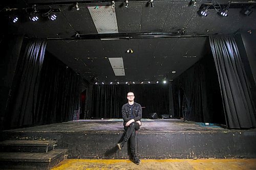 MIKAELA MACKENZIE / WINNIPEG FREE PRESS

David Schellenberg, one of the Good Will's co-owners as well as its talent buyer, poses for a portrait in the closed space in Winnipeg on Monday, April 27, 2020. For Jen Zoratti story.

Winnipeg Free Press 2020