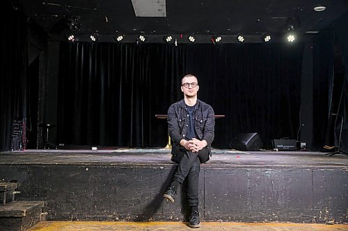 MIKAELA MACKENZIE / WINNIPEG FREE PRESS

David Schellenberg, one of the Good Will's co-owners as well as its talent buyer, poses for a portrait in the closed space in Winnipeg on Monday, April 27, 2020. For Jen Zoratti story.

Winnipeg Free Press 2020