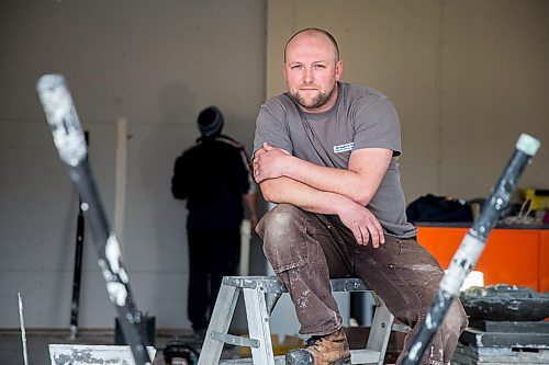 MIKAELA MACKENZIE / WINNIPEG FREE PRESS

Stephen Jenkyns, owner operator of Jenkyns Construction, poses for a portrait on a job site in Winnipeg on Tuesday, April 28, 2020. For Dan Lett story.

Winnipeg Free Press 2020