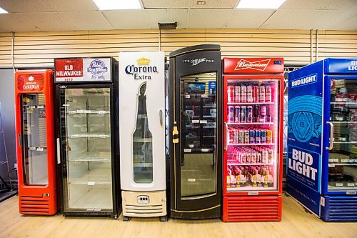 MIKAELA MACKENZIE / WINNIPEG FREE PRESS

Empty shelves at the Norwood Hotel  Beer Store, which is experiencing beer shortages, in Winnipeg on Tuesday, April 28, 2020. They've had to unplug seven fridges because there isn't stock to fill them with. For Eva Wasney story.

Winnipeg Free Press 2020