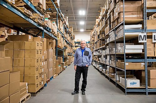 MIKAELA MACKENZIE / WINNIPEG FREE PRESS

Ken Walford of WR Display & Packaging poses for a portrait in their shipping area in Winnipeg on Tuesday, April 28, 2020. He has many customers who are small businesses; they are buying shipping supplies like crazy as they shift to deliveries, as well as some crowd-control bollards. For Dylan Robertson story.

Winnipeg Free Press 2020