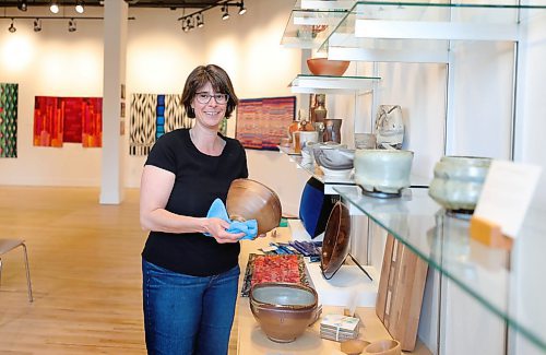 RUTH BONNEVILLE  /  WINNIPEG FREE PRESS 

Local - Museum 
 
Andrea Reichert, curator at the Manitoba Craft Museum and Library  at the centre prepping for their opening. 

Eva Wasney 
Reporter, Winnipeg Free Press

April 30th,  2020
