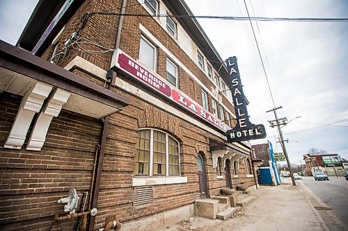 MIKAELA MACKENZIE / WINNIPEG FREE PRESS

The La Salle Hotel, where Sandy Lou's Diner is located, in Winnipeg on Friday, May 1, 2020. The diner's only been open six months, but has already had its share of adversity, first getting into a dispute with their original landlord at a downtown hotel, forcing them to vacate that premises after only three months, then getting hit with COVID two weeks after opening at their second location, inside the LaSalle Hotel. For Dave Sanderson story.

Winnipeg Free Press 2020